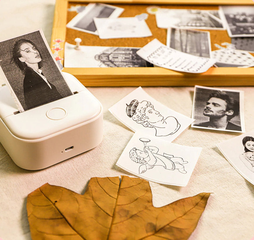 Primty - L'Imprimante Portable Sans Encre pour Créatifs & Étudiants